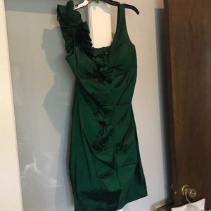 Beautiful green cocktail dress
